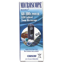 Load image into Gallery viewer, Carson MicroMax Portable Microscope w/ LED