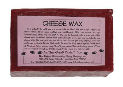 Red Cheese Wax - 1 lb