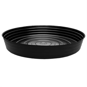 21 plant saucer Curtis Wagner Plastics Black Vinyl Deep Plant Saucer