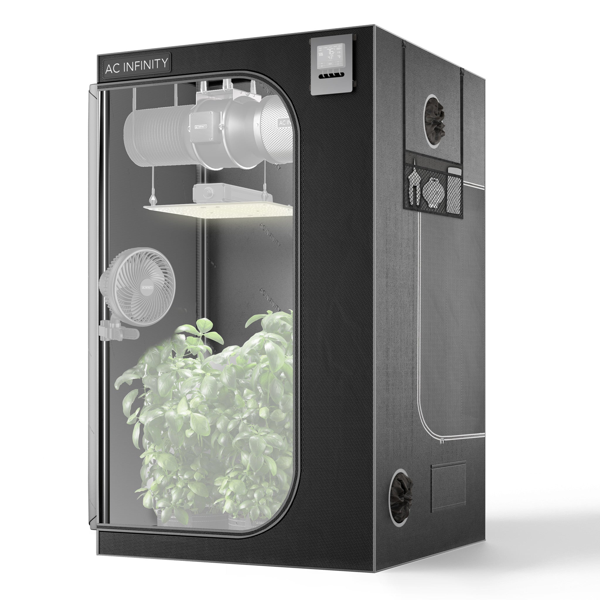 4x4 grow tent kit AC Infinity CLOUDLAB 844, Advance Grow Tent 4x4 – Extended Seasons Indoor  Gardening