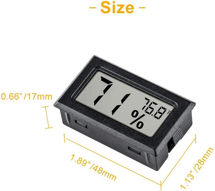Small Digital Electronic Temperature Humidity Meters