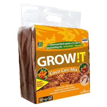 GROW!T® Organic Coco Coir Planting Mix 2.5 cf