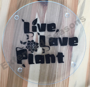 Live Love Plant Cutting Board