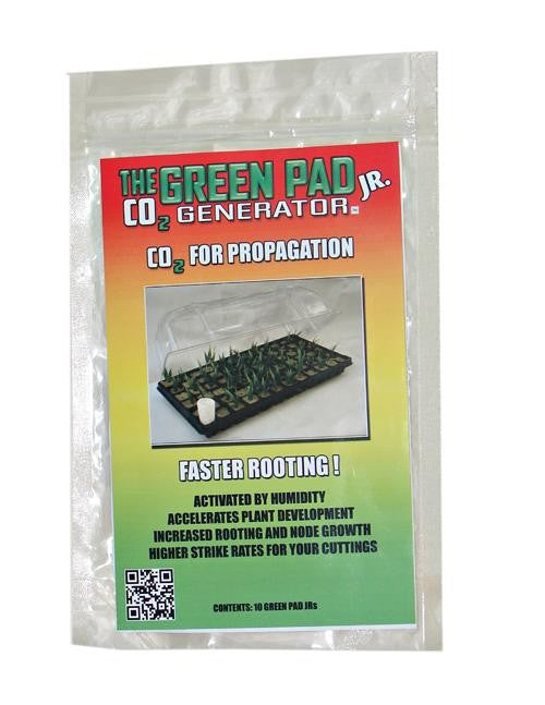 Green Pad Jr. Co2 Generator, 10 Pack