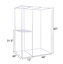 Load image into Gallery viewer, 60&#39;&#39;X48&#39;&#39;X80&#39;&#39; 2-in-1 Hydroponic Indoor Grow Tent Room Propagation
